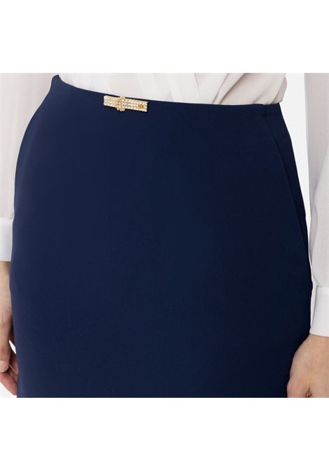 Gonna Elisabetta Franchi donna GO12252E2DC8 blu longuette ELISABETTA FRANCHI | Gonne | GO12252E2DC8